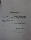 Certificat d'arrêt de travail de travail